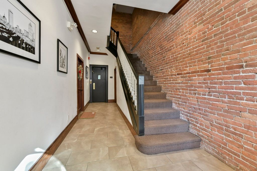 Interior, Recessed Lighting, Stone Walls