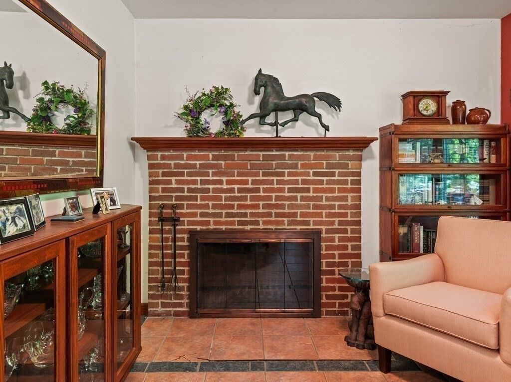 Fireplace, Interior, Stone Walls