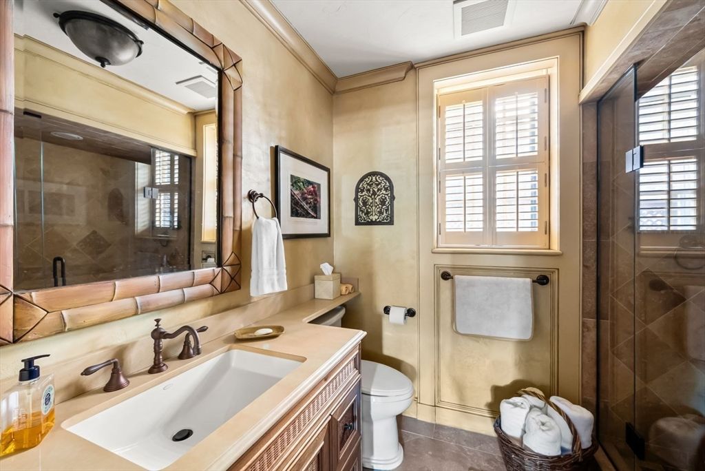 Bathroom, Glass Shower, Interior
