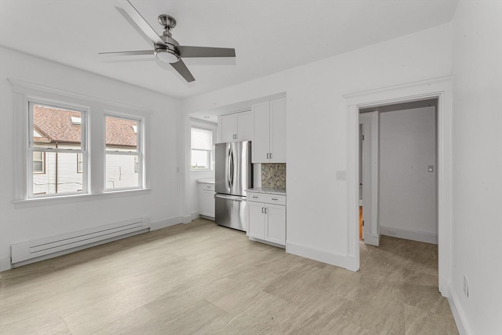 Empty room, Interior, Kitchen, Wood Texture Flooring