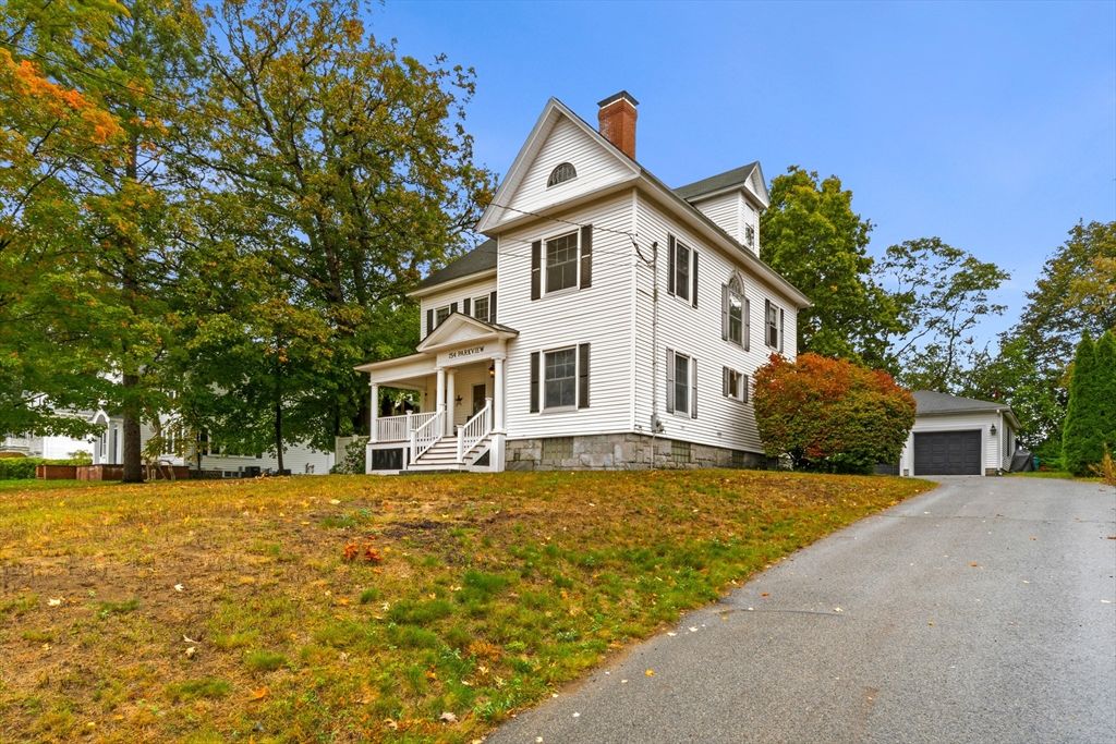 Backyard, Detached Garage, Exterior, Facade, Queen Anne Victorian