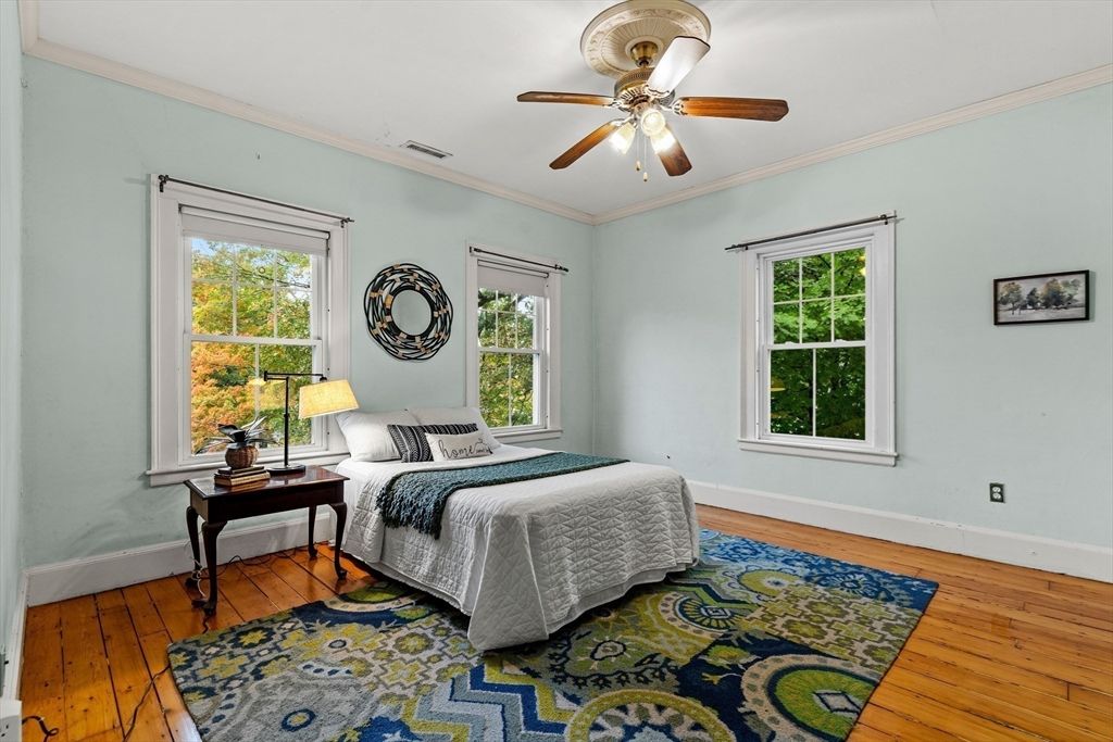 Bedroom, Interior, Wood Texture Flooring