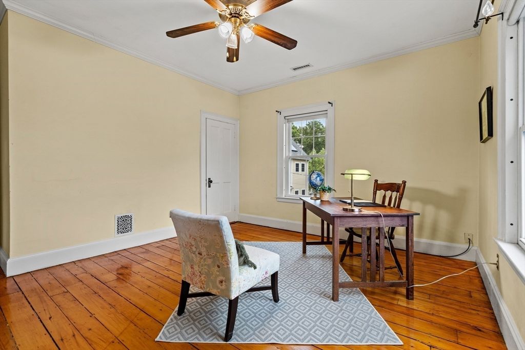 Home Office, Interior, Wood Texture Flooring