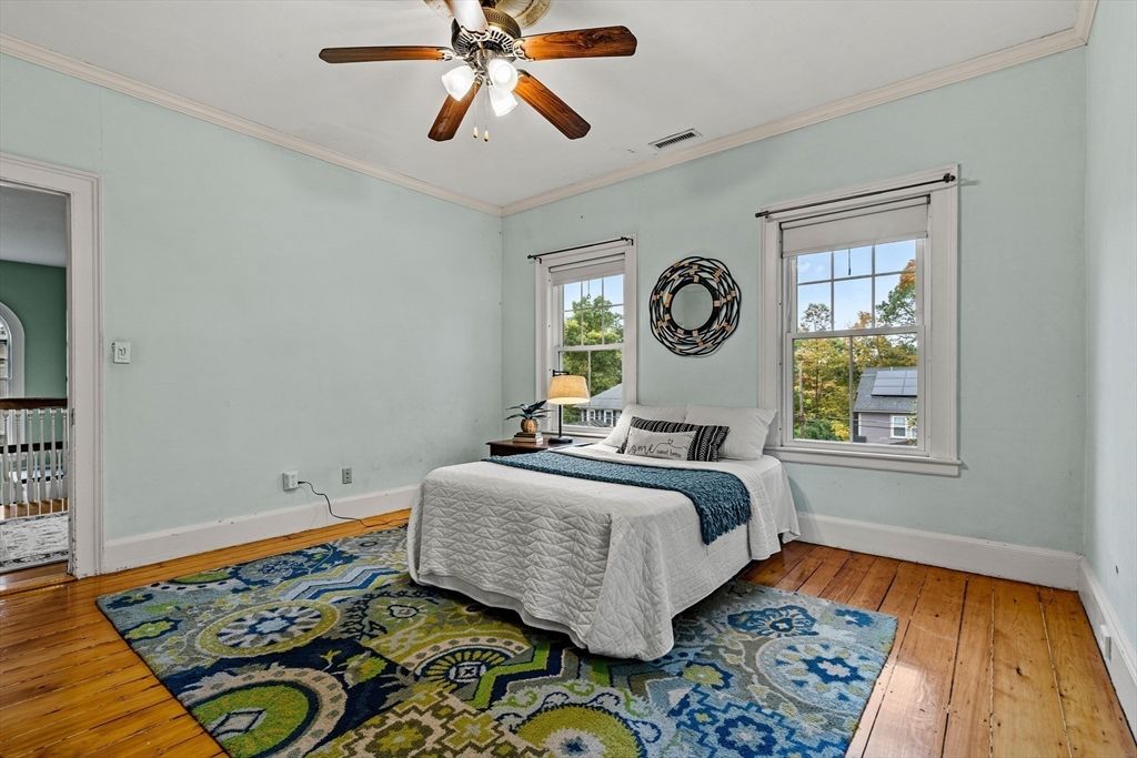 Bedroom, Interior, Wood Texture Flooring