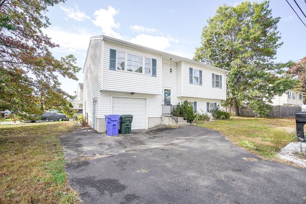 Attached, Backyard, Exterior, Facade, Raised Ranch