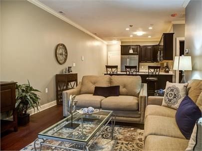 Dining room, Interior, Kitchen, Living room, Pendant Lights, Recessed Lighting, Wood Texture Flooring