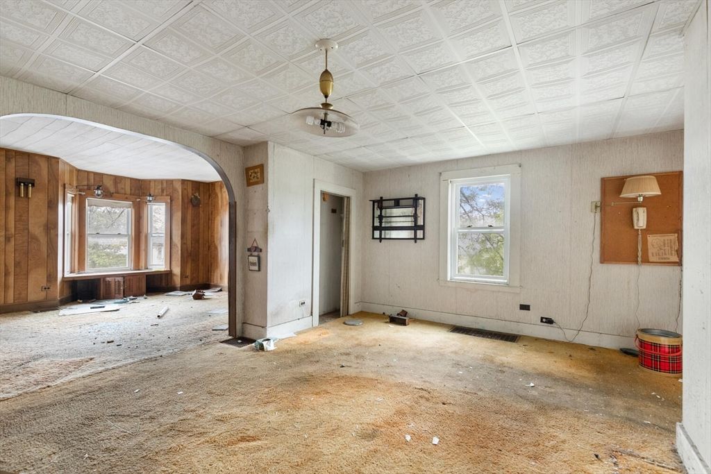 Empty room, Interior, Wooden Walls