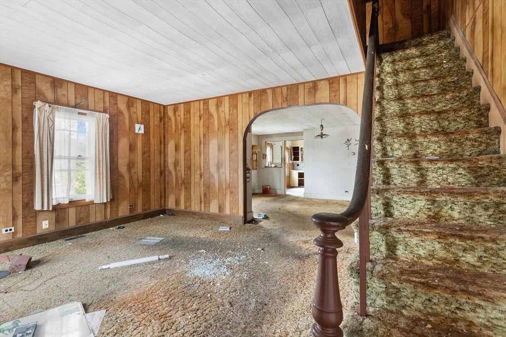 Empty room, Interior, Wooden Walls