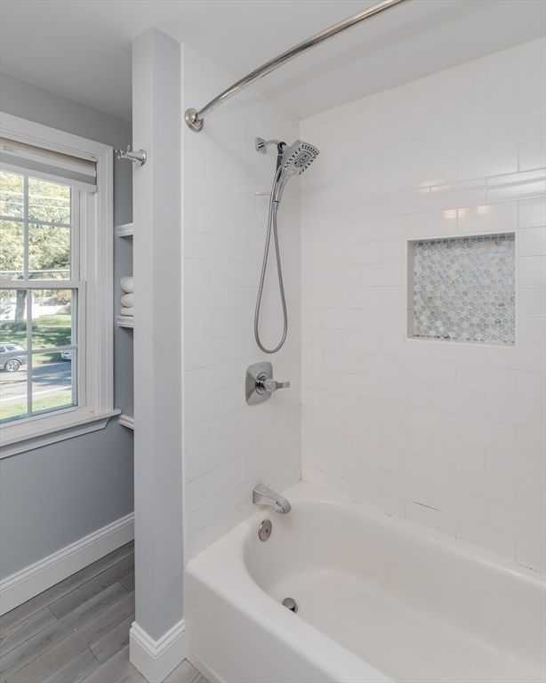 Bathroom, Interior, Wood Texture Flooring