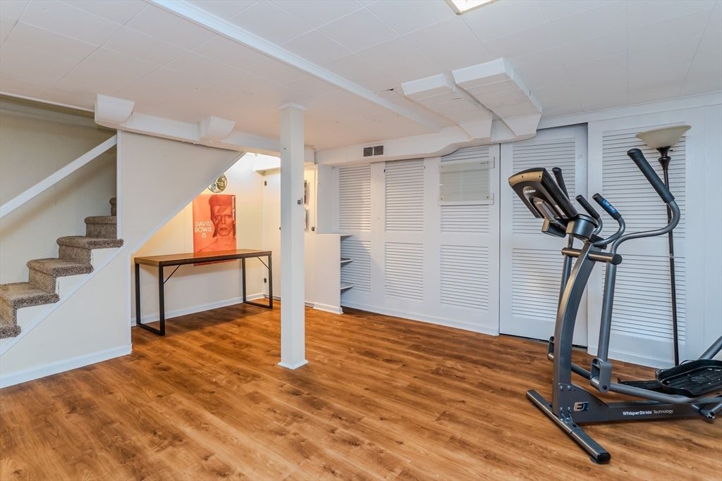Fitness Equipment, Interior, Wood Texture Flooring
