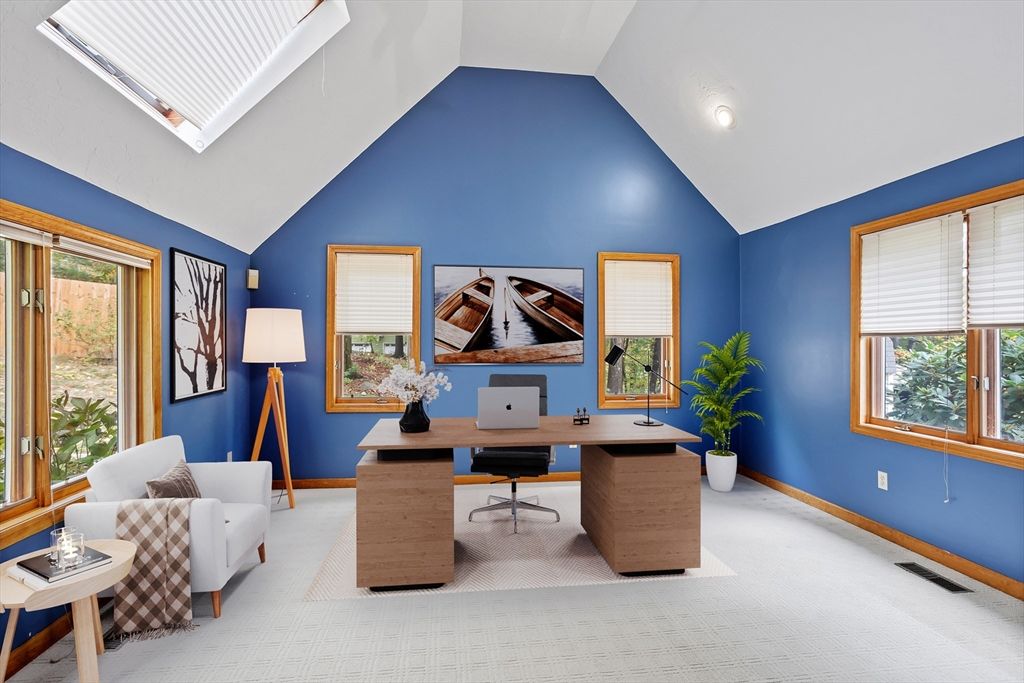 Home Office, Interior, Recessed Lighting