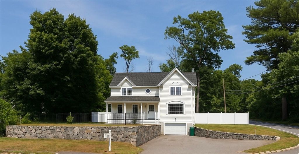 Attached, Backyard, Exterior, Facade, Farmhouse