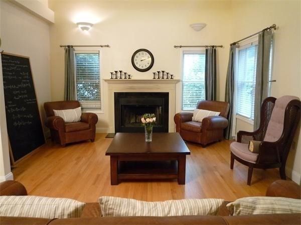Fireplace, Interior, Living room, Wood Texture Flooring