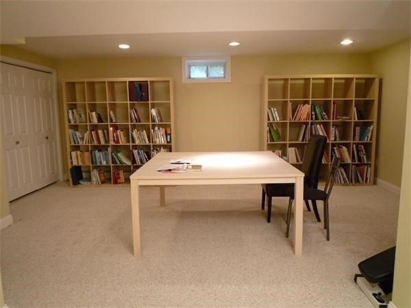Home Office, Interior, Recessed Lighting