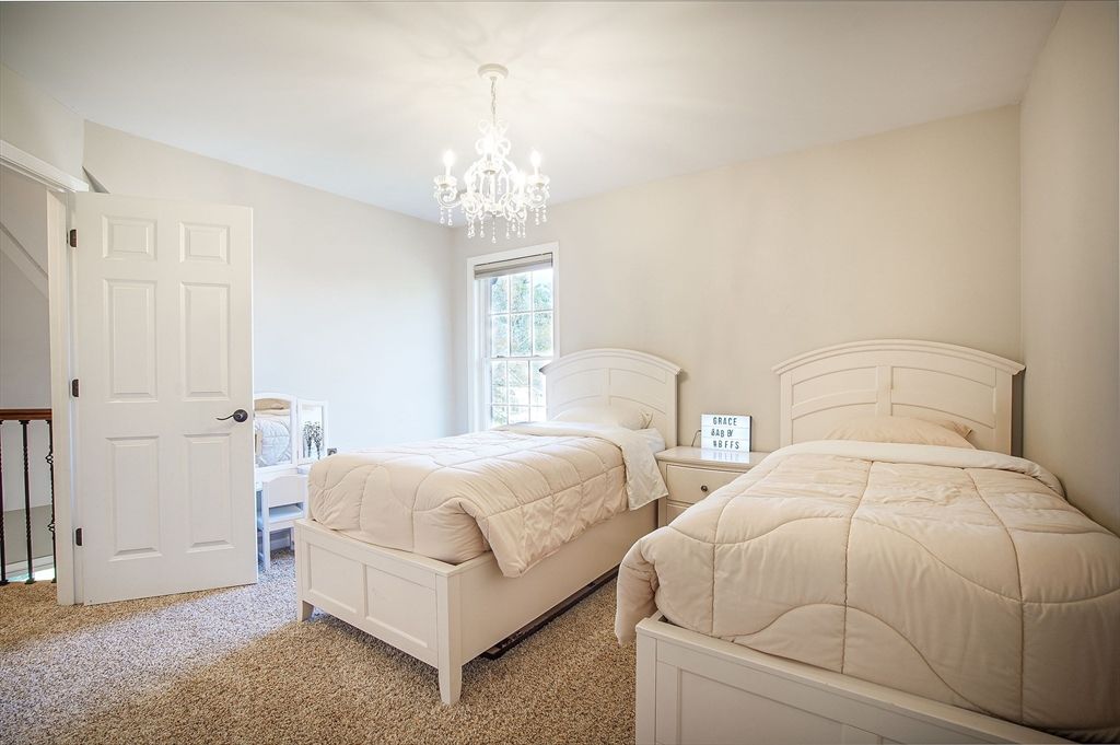 Bedroom, Chandelier, Interior