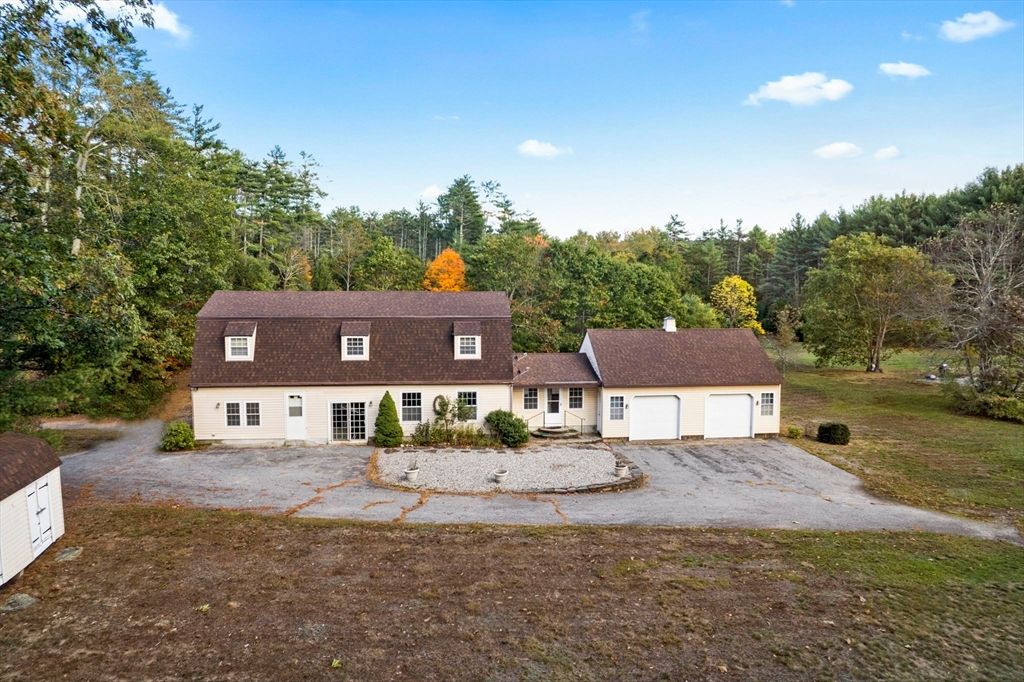 Attached, Backyard, Exterior, Facade, Cape Cod