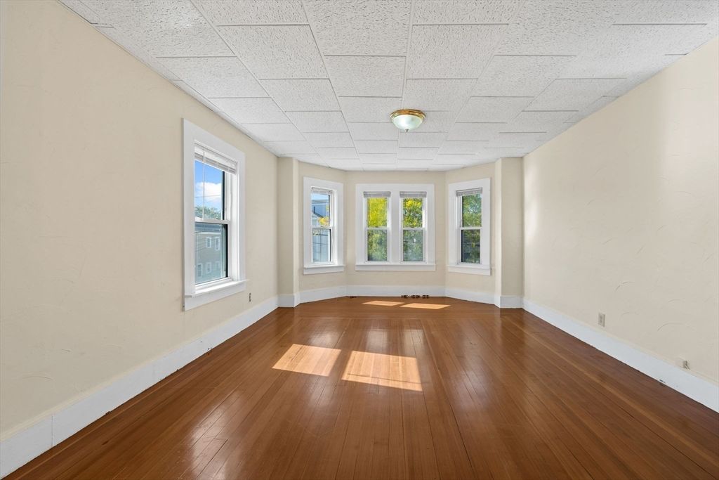 Empty room, Interior, Wood Texture Flooring