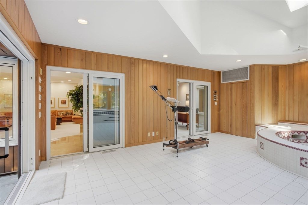 Interior, Recessed Lighting, Wooden Walls