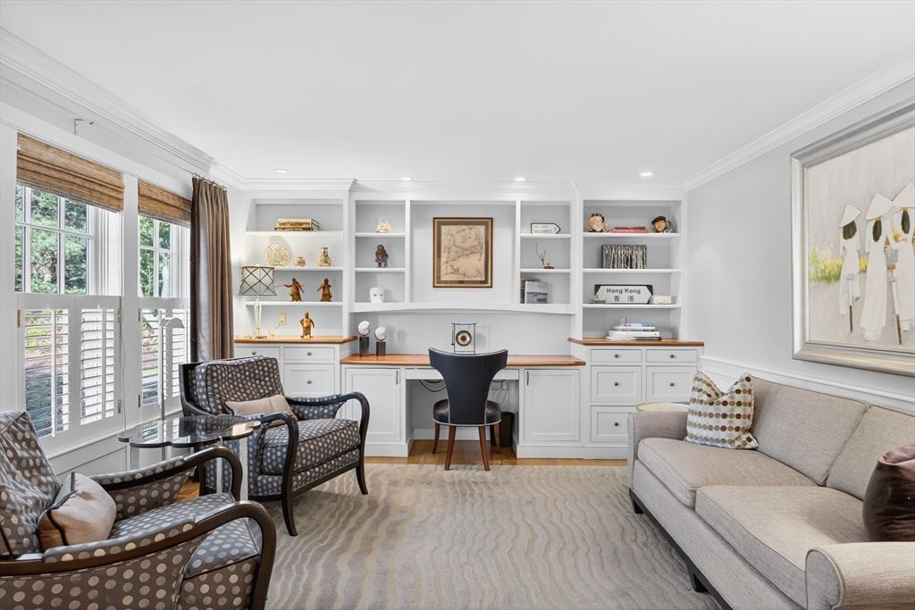 Home Office, Interior, Recessed Lighting