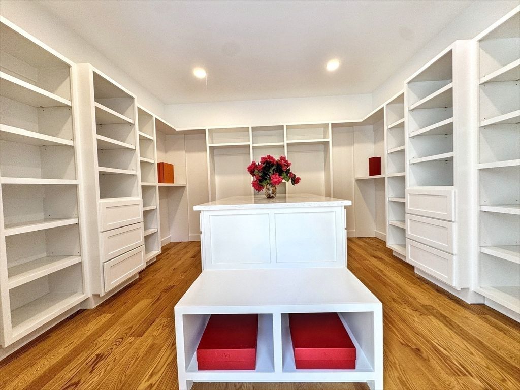 Interior, Recessed Lighting, Walk-in Closets, Wood Texture Flooring