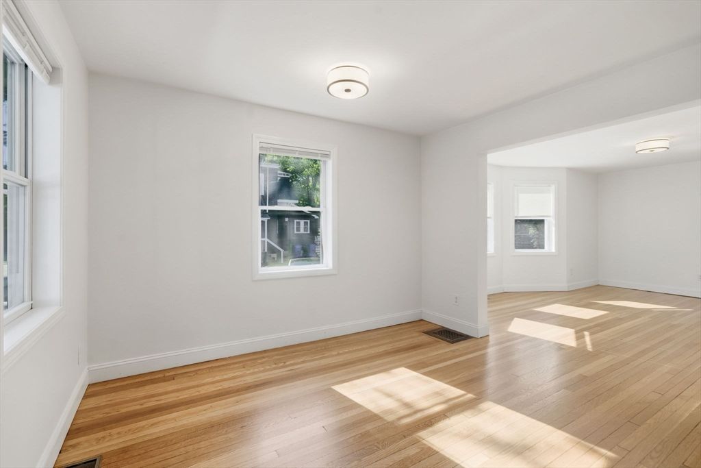 Empty room, Interior, Wood Texture Flooring