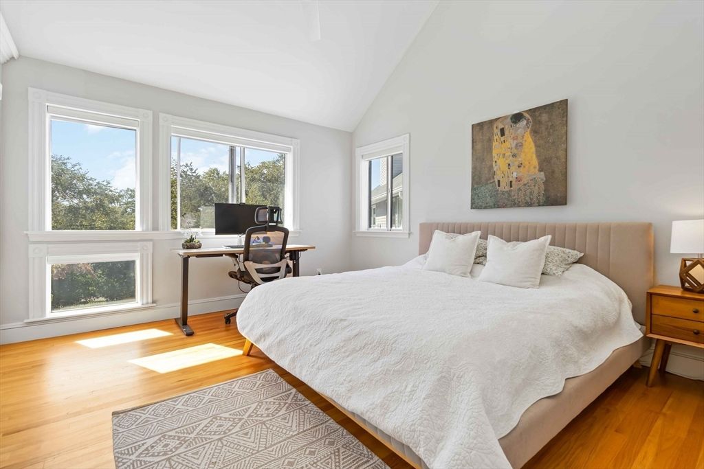 Bedroom, Home Office, Interior, Wood Texture Flooring