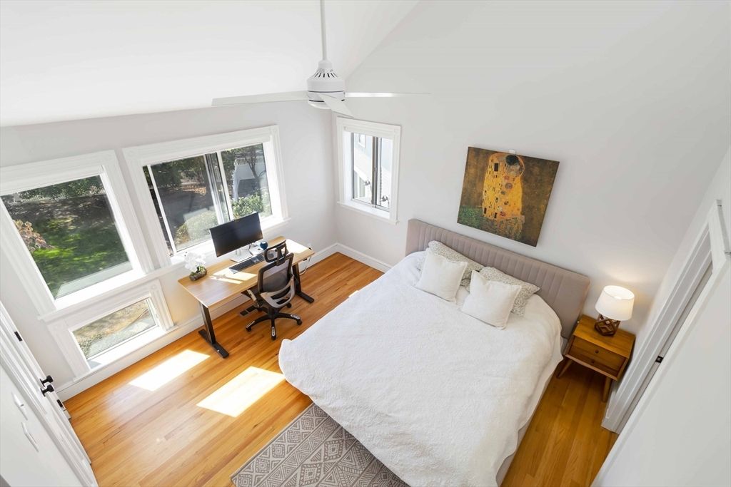 Bedroom, Home Office, Interior, Wood Texture Flooring