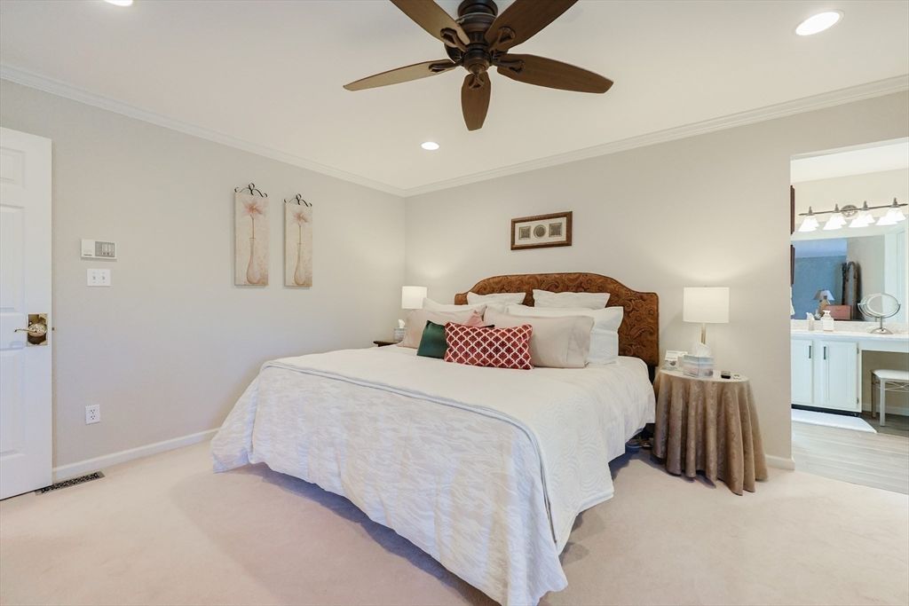 Bedroom, Interior, Recessed Lighting