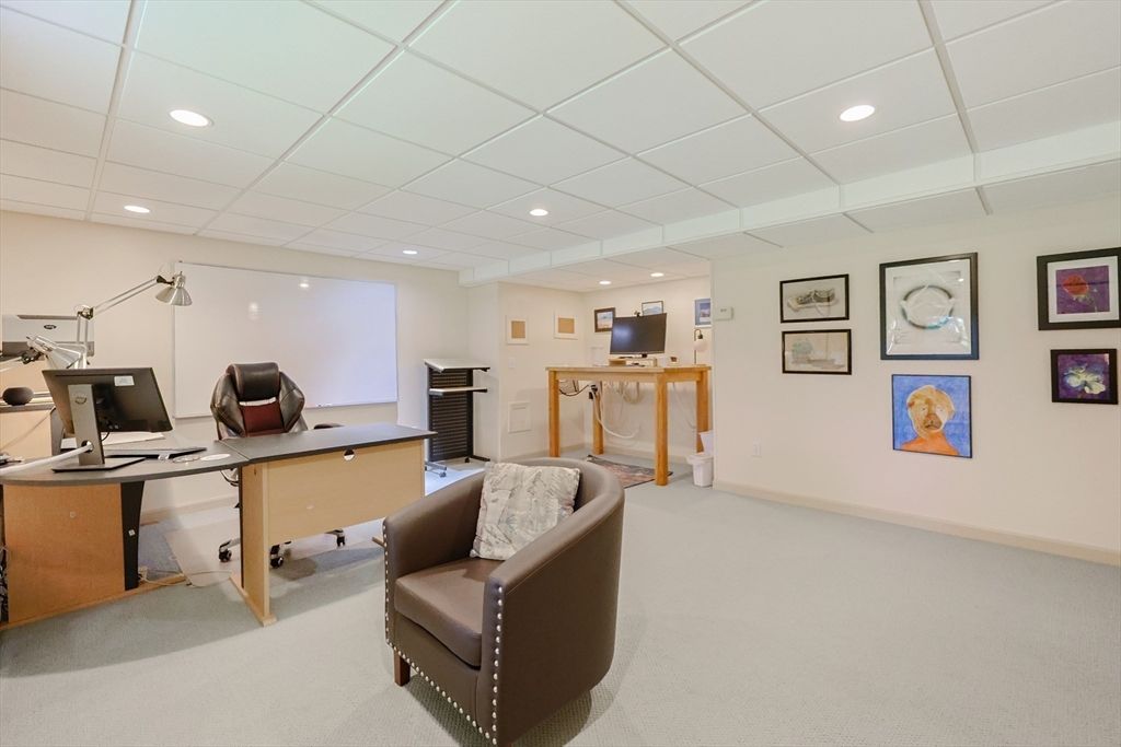 Home Office, Interior, Recessed Lighting