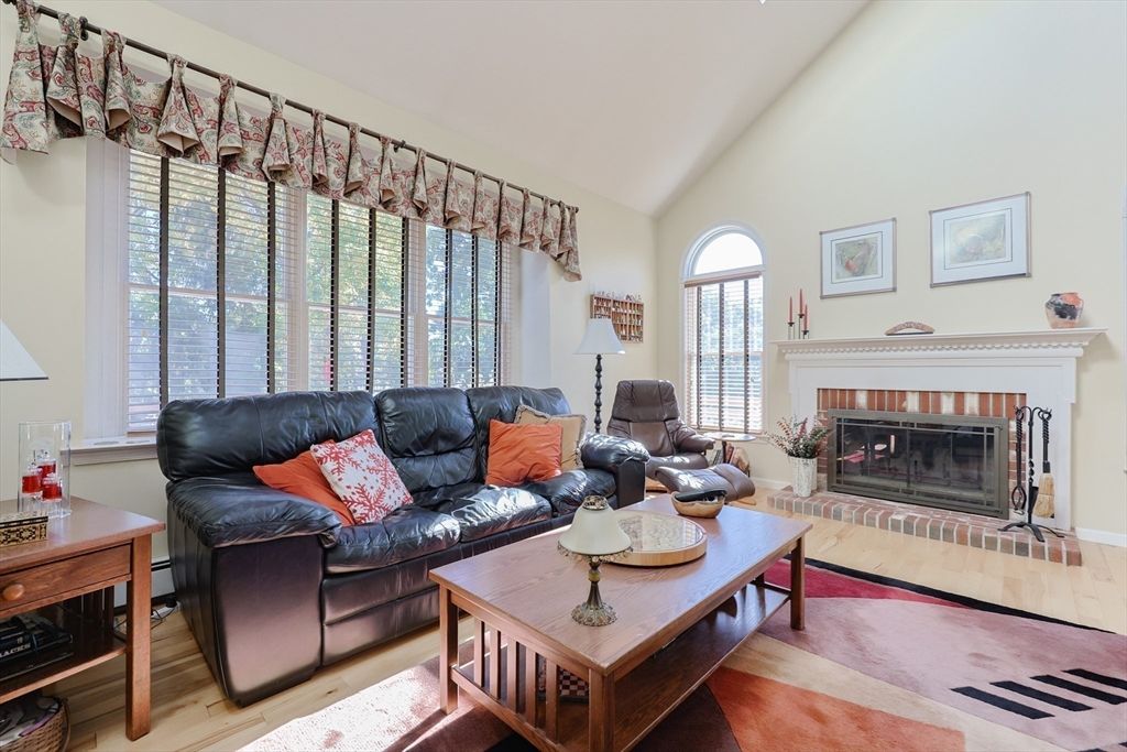 Fireplace, Interior, Living room, Wood Texture Flooring
