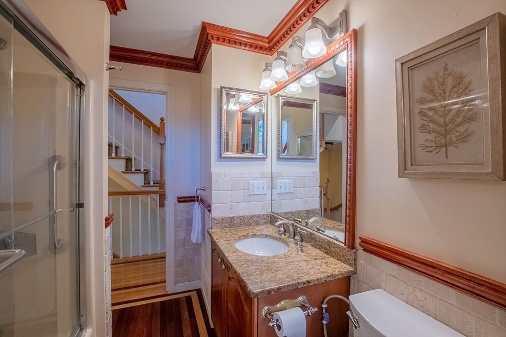 Bathroom, Interior, Wood Texture Flooring