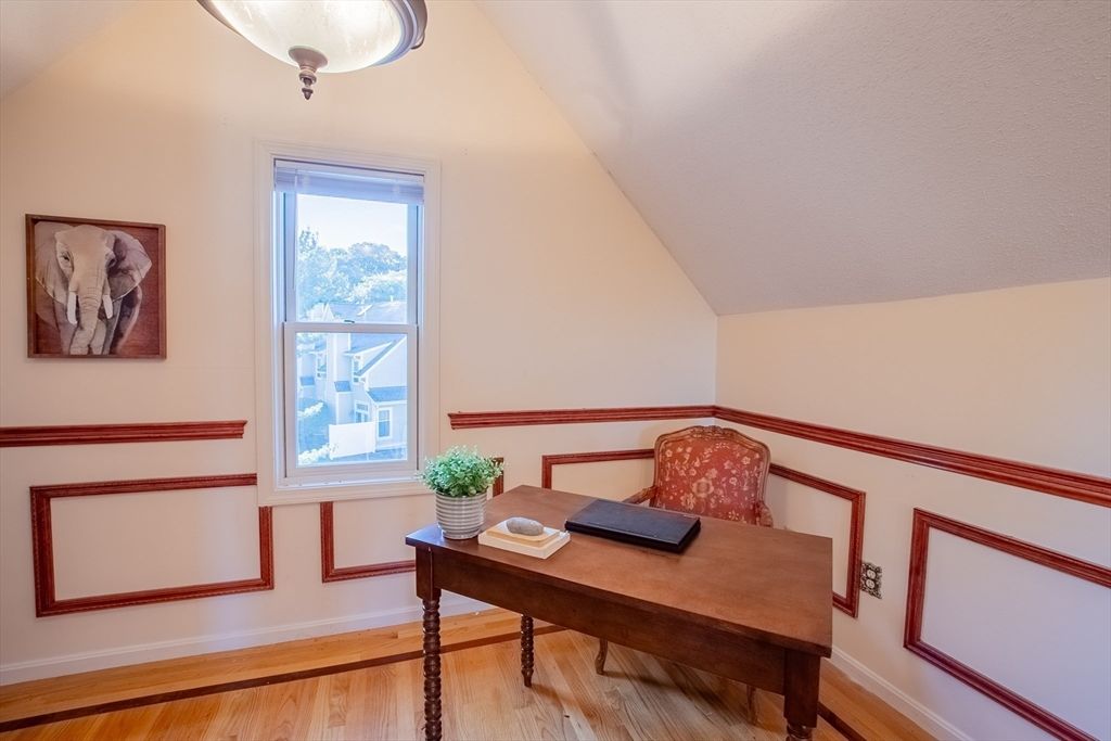 Home Office, Interior, Wood Texture Flooring