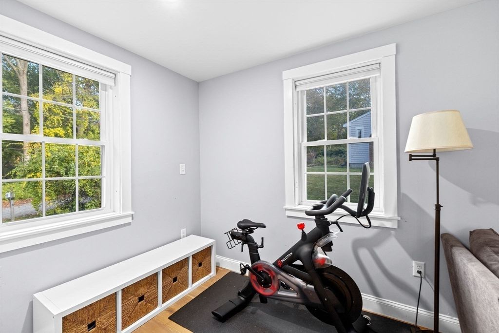 Fitness Equipment, Interior, Wood Texture Flooring