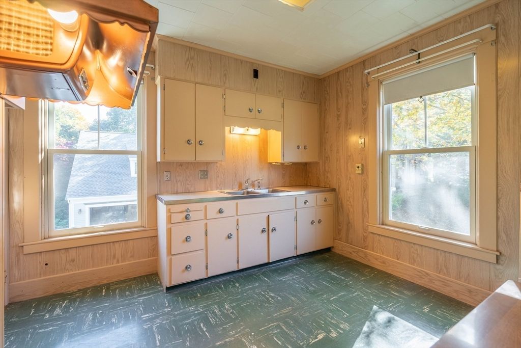 Interior, Kitchen, Wooden Walls