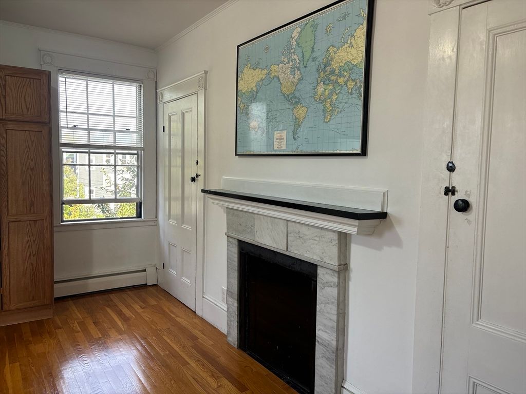 Fireplace, Interior, Wood Texture Flooring