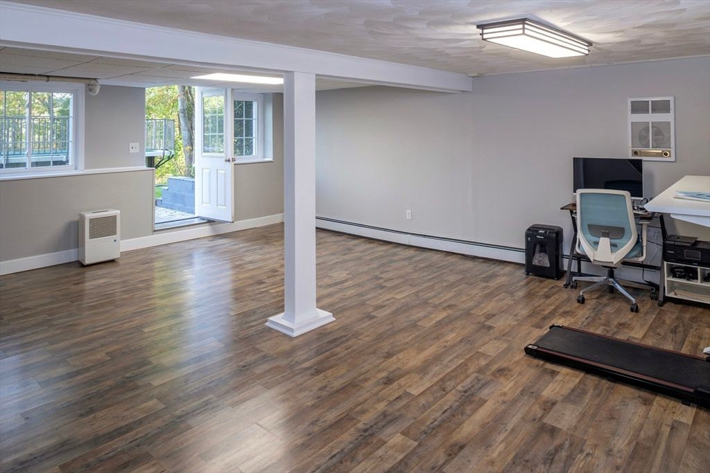 Home Office, Interior, Wood Texture Flooring