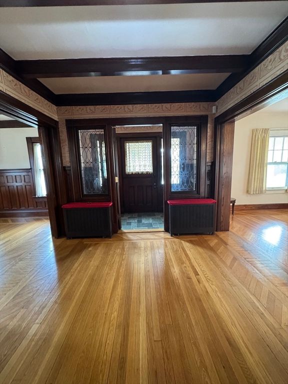 Empty room, Interior, Wood Texture Flooring
