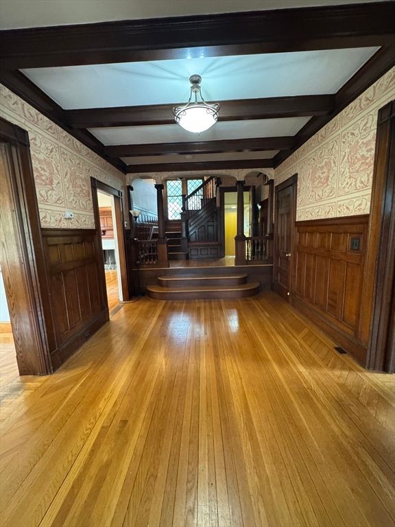 Empty room, Interior, Wood Texture Flooring