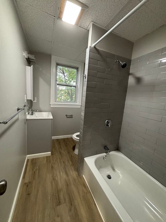 Bathroom, Interior, Wood Texture Flooring
