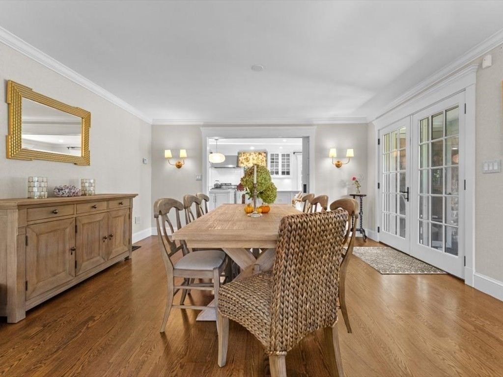Dining room, Interior, Wood Texture Flooring