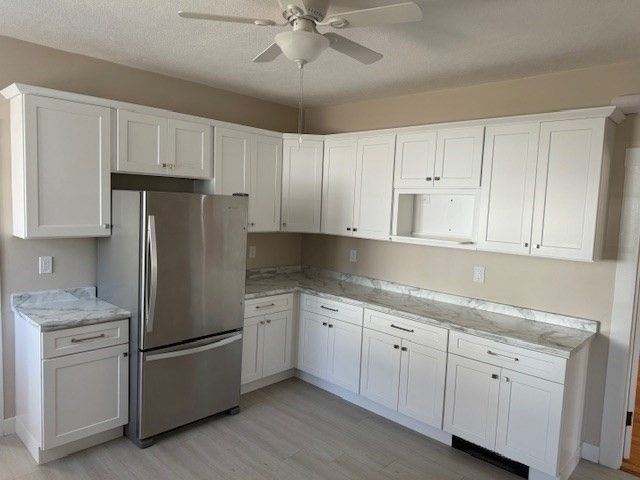Interior, Kitchen, Wood Texture Flooring
