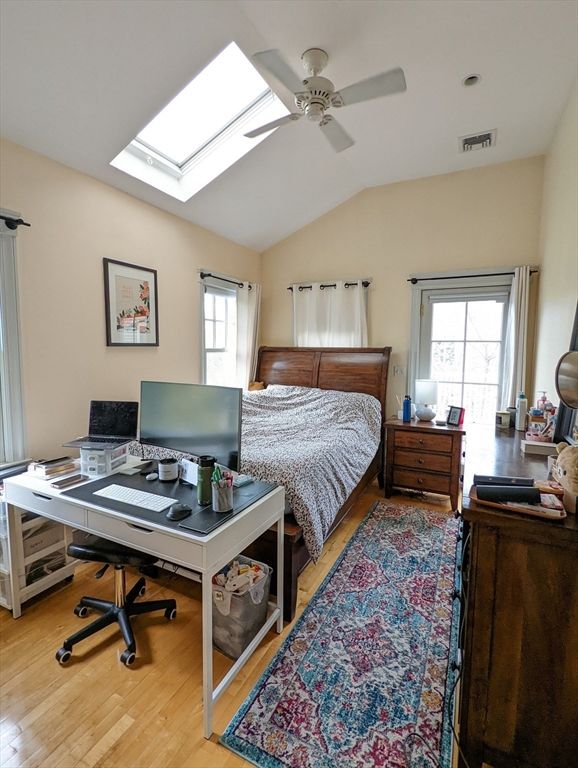 Bedroom, Home Office, Interior, Wood Texture Flooring