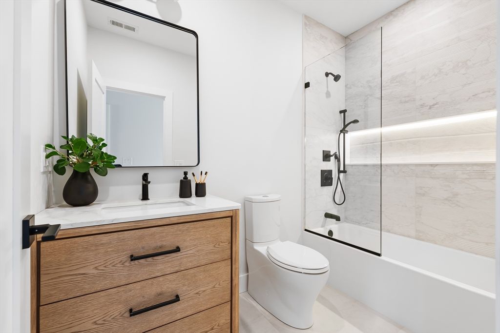 Bathroom, Glass Shower, Interior