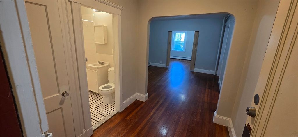 Bathroom, Interior, Wood Texture Flooring