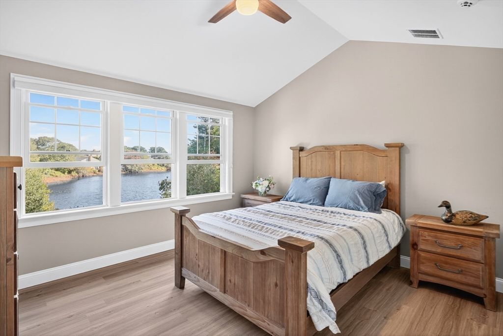 Bedroom, Interior, Water, Wood Texture Flooring