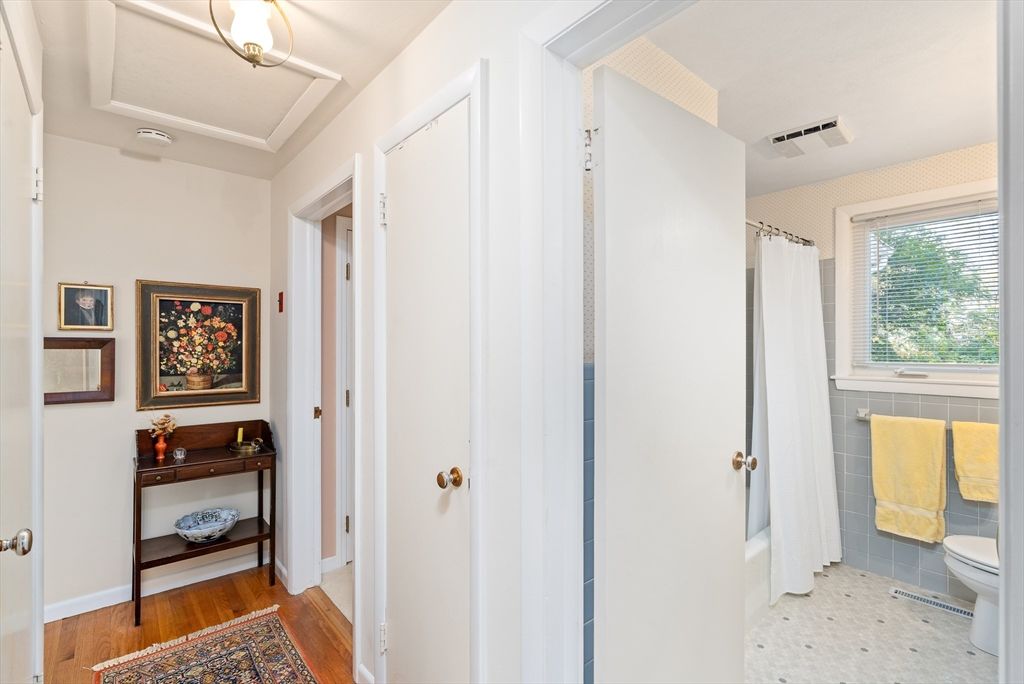 Bathroom, Interior, Wood Texture Flooring