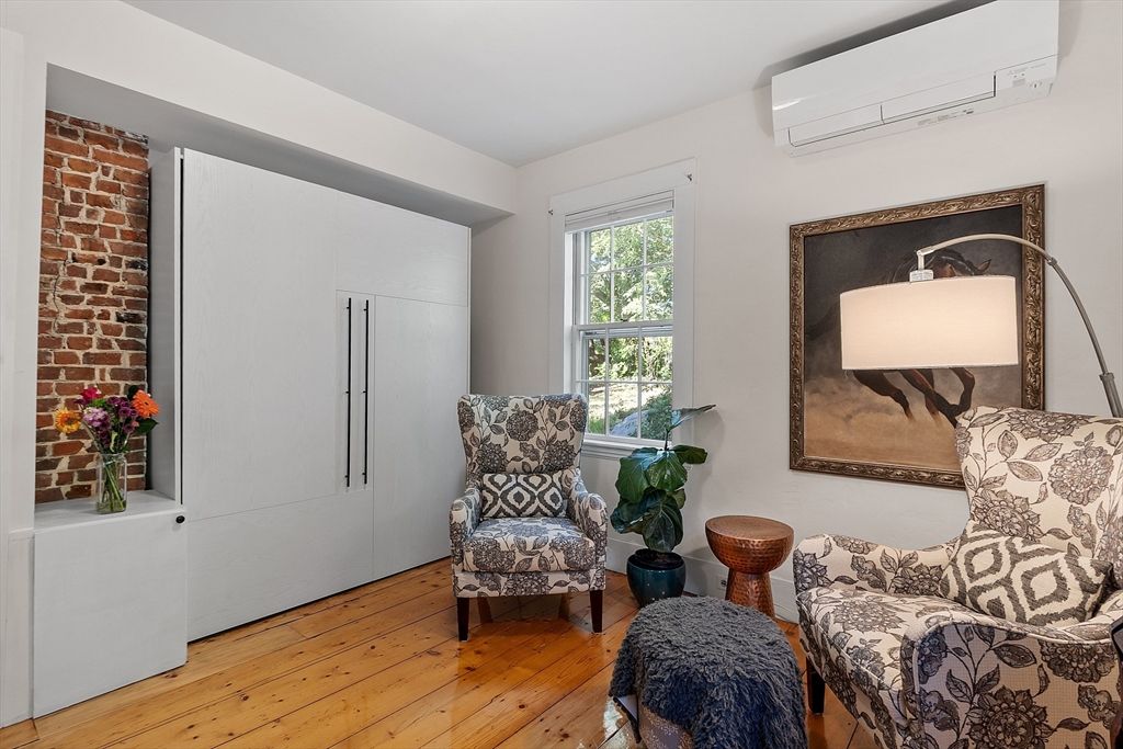 Interior, Stone Walls, Wood Texture Flooring