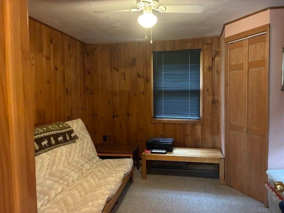 Bedroom, Interior, Wooden Walls