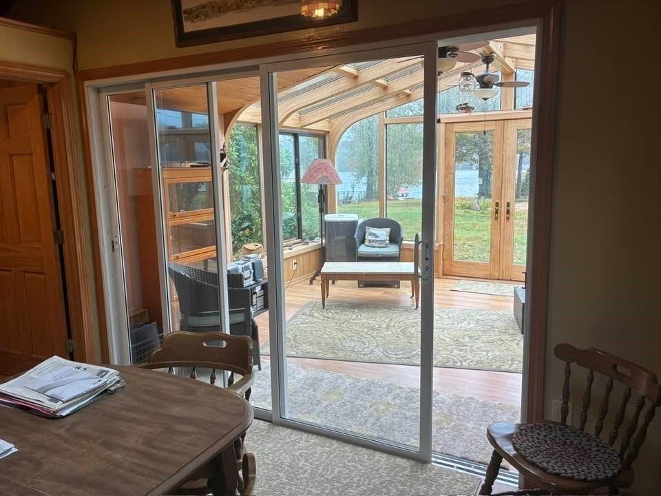 Interior, Sun Room, Wood Texture Flooring