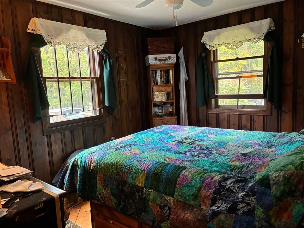 Bedroom, Interior, Wood Texture Flooring, Wooden Walls